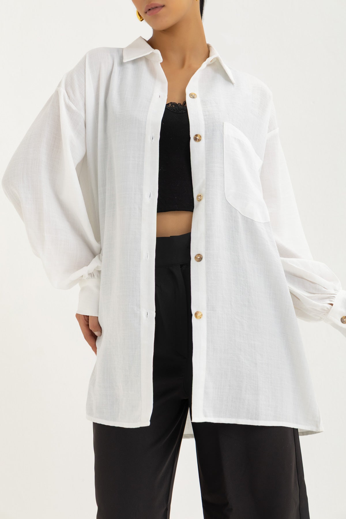 Linen Chemise + Obi Belt Set