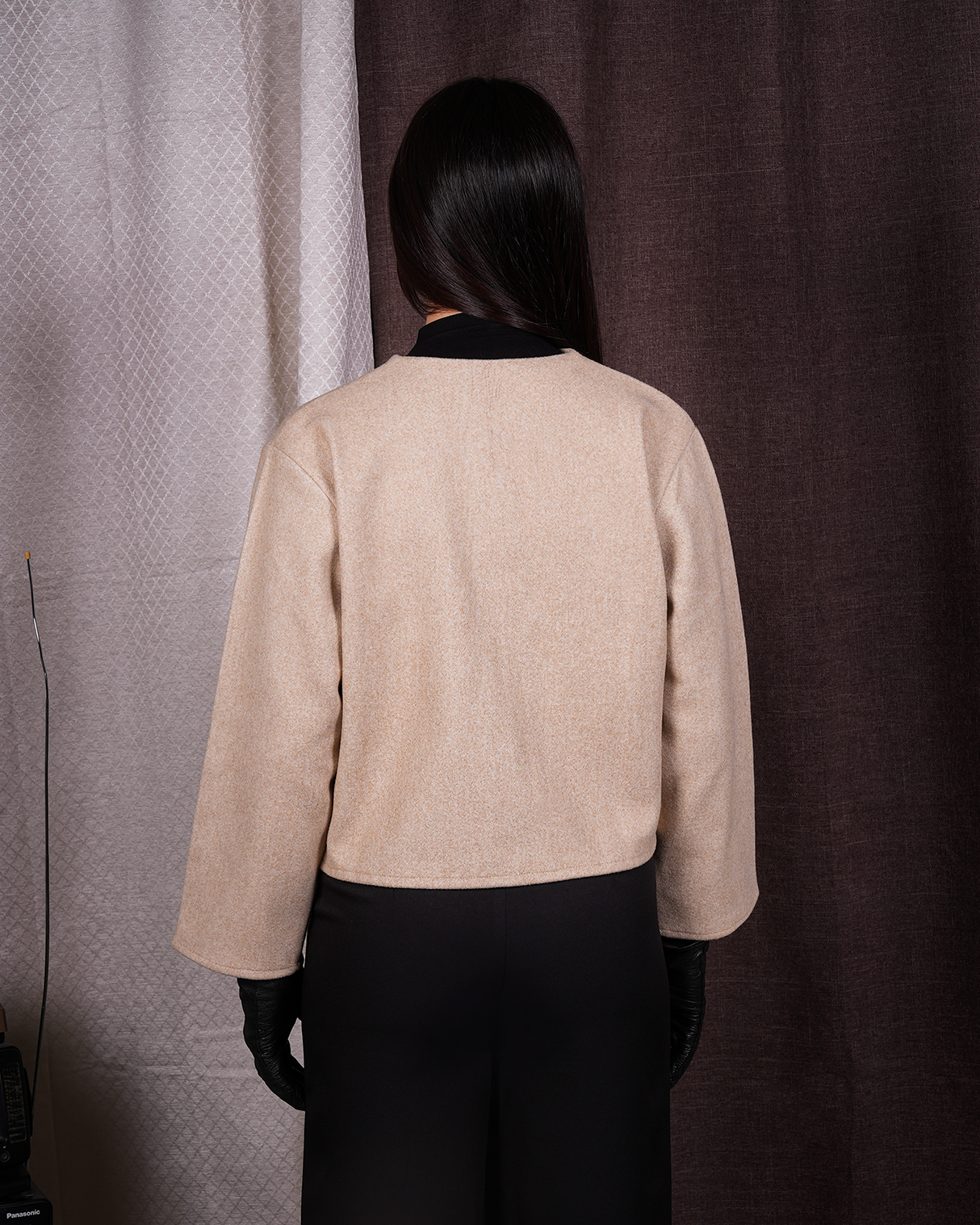 Beige Button-Up Jacket
