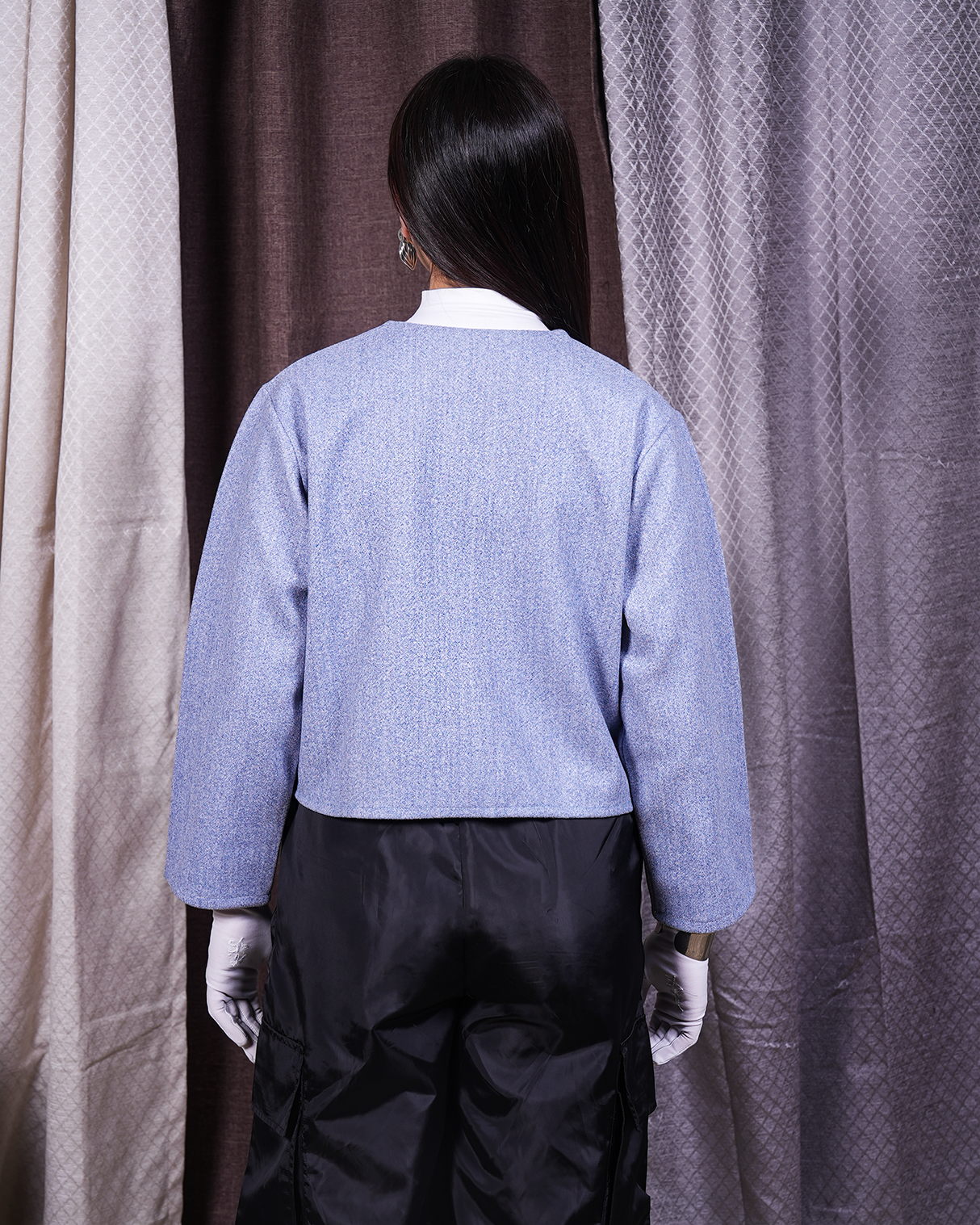 Beige Button-Up Jacket