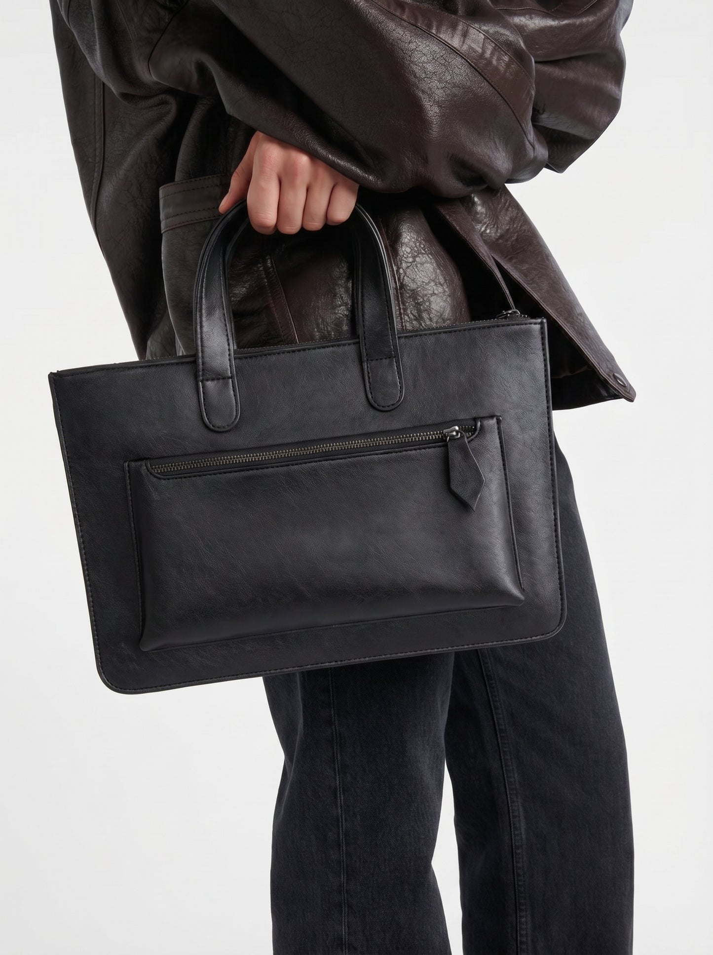 The "Brief" Laptop Bag Brown