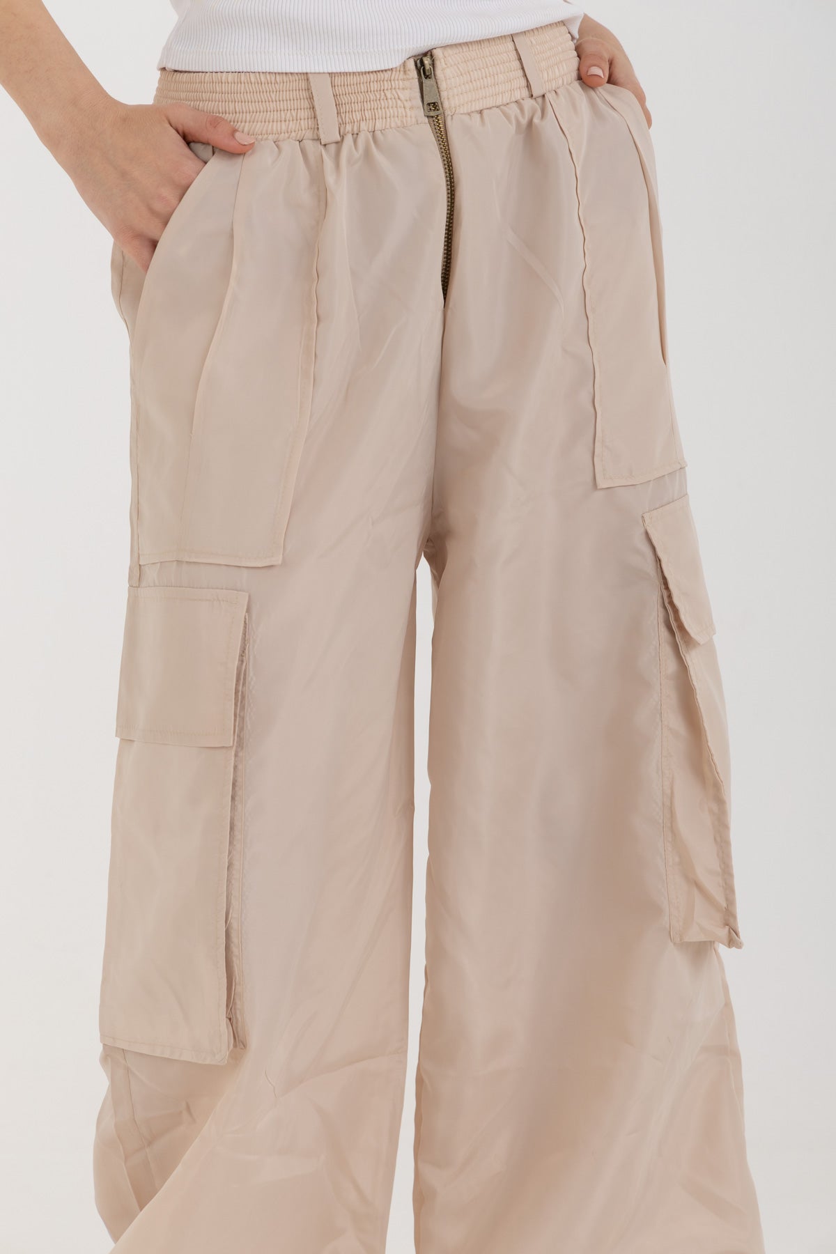 Cargo Pants – Sand Beige