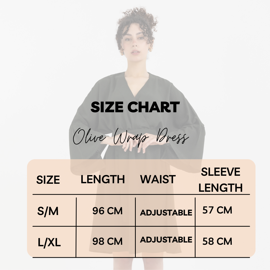 Forest Green Wrap Dress