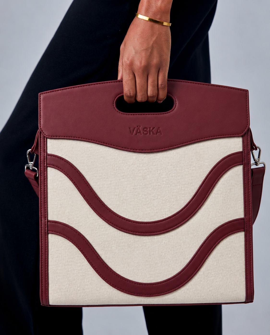 Ria Laptop Bag In Burgundy
