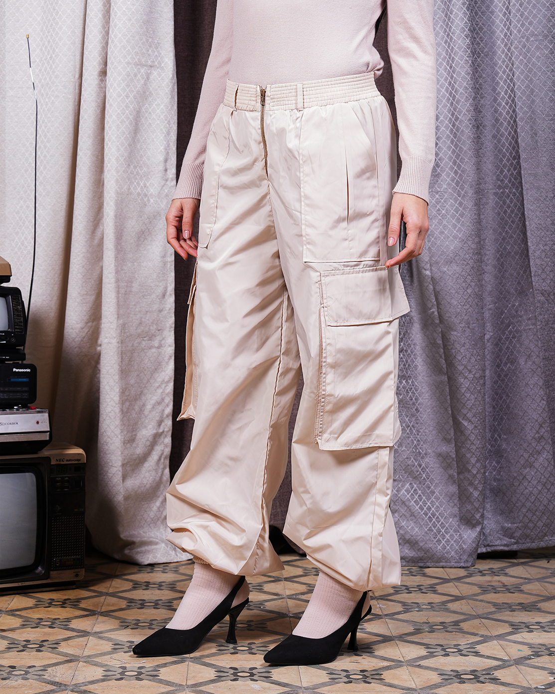 Cargo Pants – Sand Beige