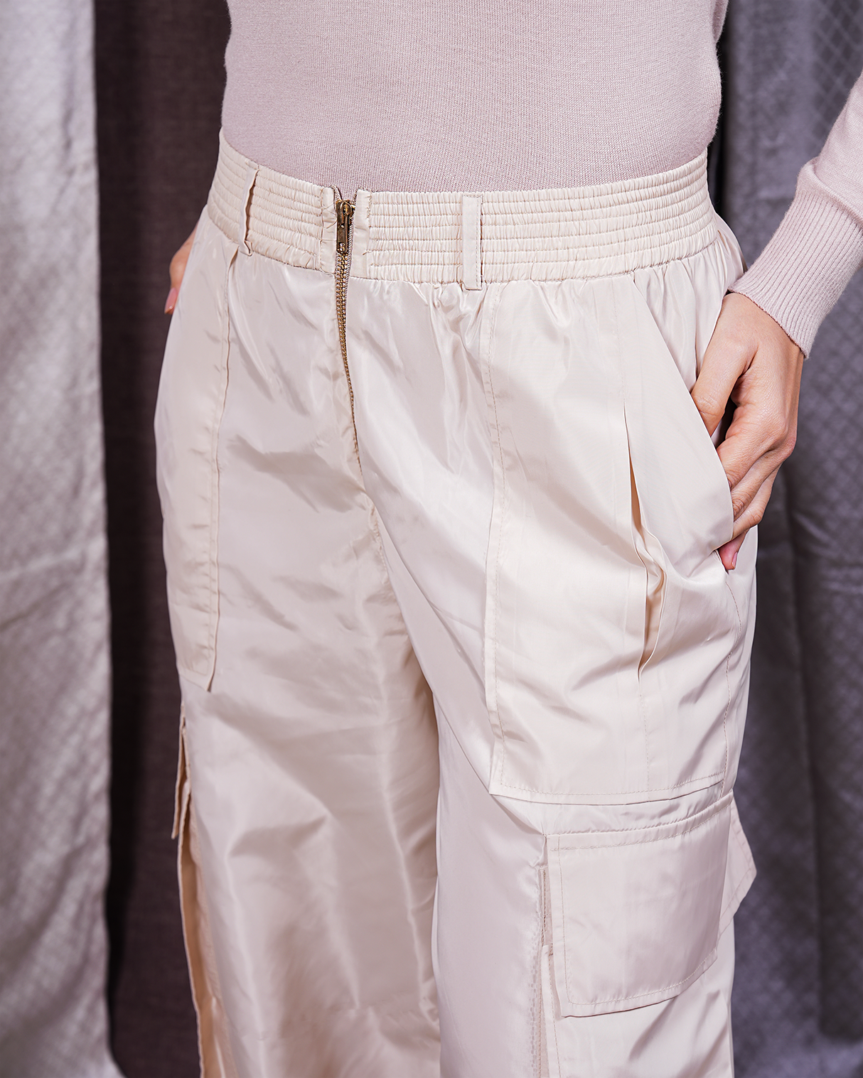 Cargo Pants – Sand Beige