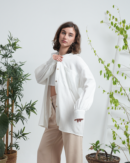 Linen oversized Chemise